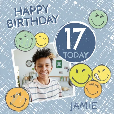 SmileyWorld® Photo Upload Birthday Card