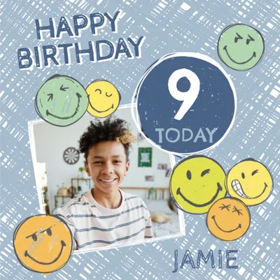 SmileyWorld® Photo Upload Birthday Card