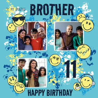 SmileyWorld® Photo Upload Birthday Card