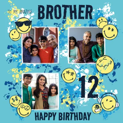 SmileyWorld® Photo Upload Birthday Card