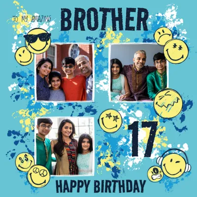 SmileyWorld® Photo Upload Birthday Card