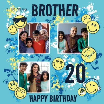 SmileyWorld® Photo Upload Birthday Card