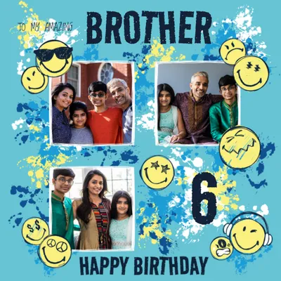 SmileyWorld® Photo Upload Birthday Card