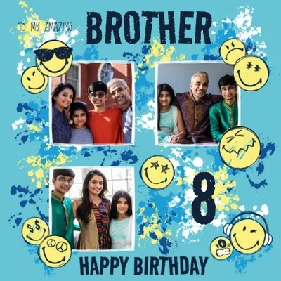 SmileyWorld® Photo Upload Birthday Card