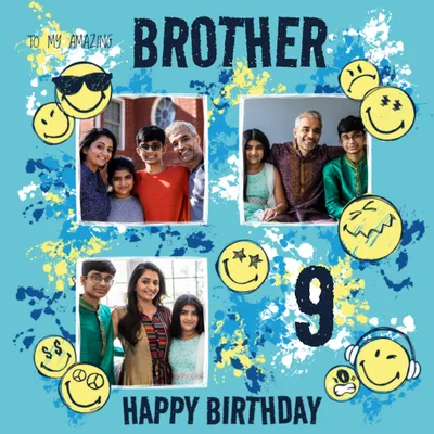 SmileyWorld® Photo Upload Birthday Card