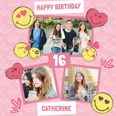 SmileyWorld® Photo Upload Birthday Card