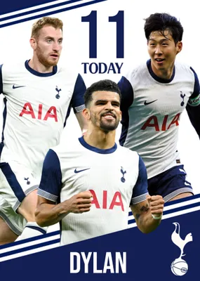 Tottenham Hotspur FC Birthday Card