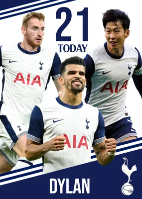 Tottenham Hotspur FC Birthday Card