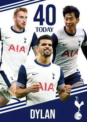 Tottenham Hotspur FC Birthday Card