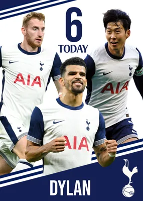 Tottenham Hotspur FC Birthday Card