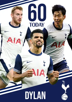 Tottenham Hotspur FC Birthday Card