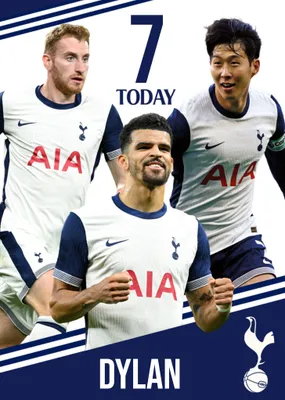 Tottenham Hotspur FC Birthday Card