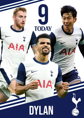 Tottenham Hotspur FC Birthday Card