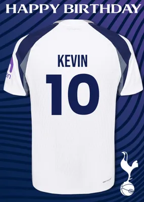 Tottenham Hotspur FC Birthday Card
