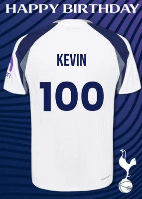 Tottenham Hotspur FC Birthday Card