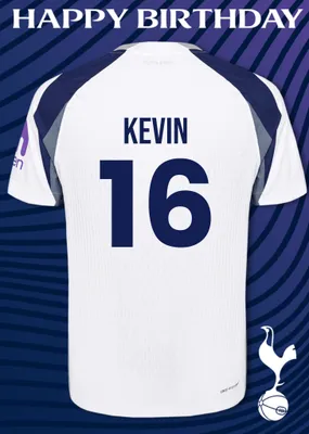 Tottenham Hotspur FC Birthday Card