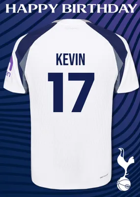Tottenham Hotspur FC Birthday Card