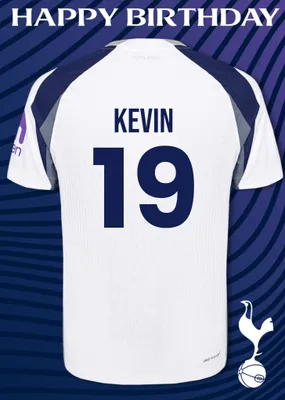 Tottenham Hotspur FC Birthday Card