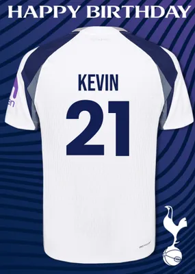 Tottenham Hotspur FC Birthday Card