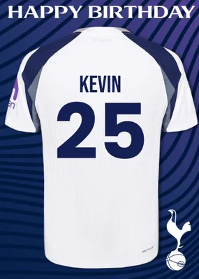 Tottenham Hotspur FC Birthday Card
