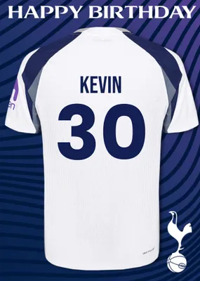 Tottenham Hotspur FC Birthday Card