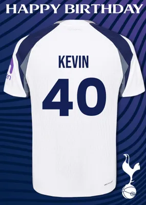 Tottenham Hotspur FC Birthday Card