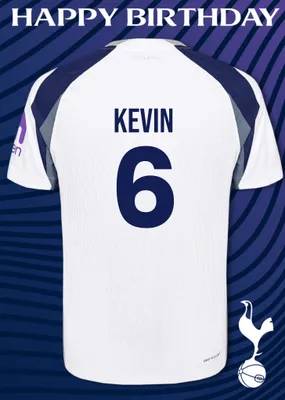 Tottenham Hotspur FC Birthday Card