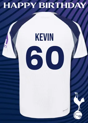 Tottenham Hotspur FC Birthday Card