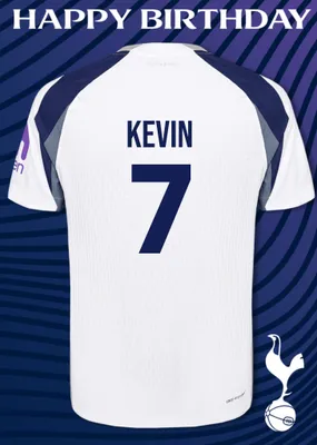 Tottenham Hotspur FC Birthday Card