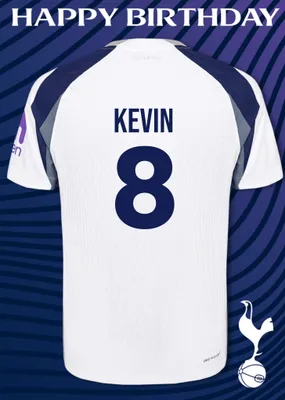 Tottenham Hotspur FC Birthday Card