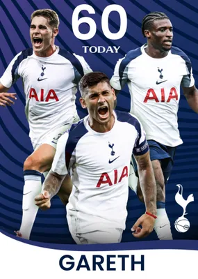 Tottenham Hotspur FC Birthday Card