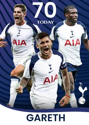 Tottenham Hotspur FC Birthday Card
