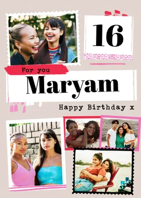 Photo Upload Birthday Card