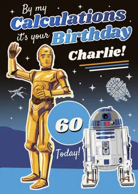 Star Wars By My Calculations It's Your Birthday Card