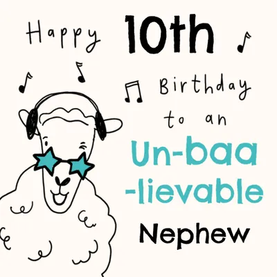 Un Baa Lievable Birthday Card