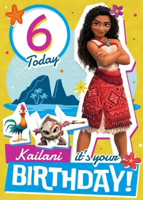 Moana It's your Birthday Card