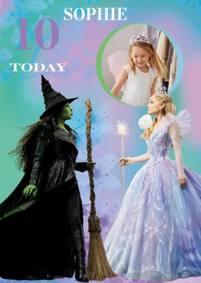 Wicked Photo Upload Birthday Card