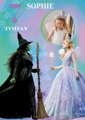 Wicked Photo Upload Birthday Card